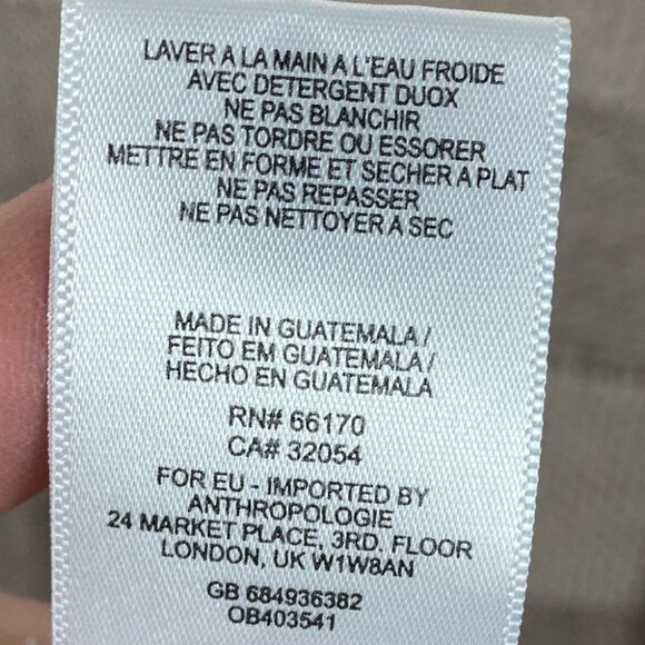 Anthropologie Saturday Sunday Hoodie Knit Sweatshirt Lightweight Size XS Taupe‎ - Picture 8 of 12